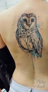 Here is an animated owl tattoo design on the upper arm of this girl. 110 Best Owl Tattoos Ideas With Images Piercings Models Geometric Owl Tattoo Owl Tattoo Design Owl Tattoo
