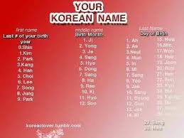 Park Ji Kyung Korean Names Generator Korean Language Korean Boy Names