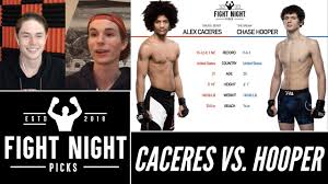 Chase the teenage dream hooper is a 20 yr old ufc fighter out of enumclaw, washington. Ufc 250 Chase Hooper Vs Alex Caceres 2 Minute Prediction Youtube