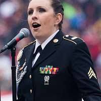 U.S. Army Sgt. Vicki Golding, 257th Army Band, District