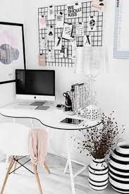 Small Home Office Ideas On A Budget Cheap Home Office Decorating Ideas St1162019 Love This Black And White Hom Home Office Decor Home Decor Cheap Home Office