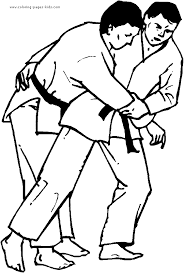 The kids will love these fun santa coloring pages. Boxing Judo Karate Color Page Coloring Pages For Kids Sports Coloring Pages Printable Coloring Pages Sport Color Pages Kids Coloring Pages Coloring Sheet Coloring Page