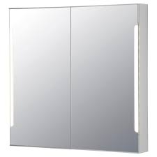 You can customize spacing as needed, because the shelves are adjustable. Storjorm Spiegelkast 2 Deur Ingb Verlichting Wit 100x14x96 Cm Ikea Mirror Cabinets Bathroom Cabinets With Lights Bathroom Mirror Cabinet