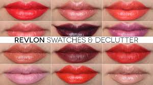 Revlon Lipstick Swatches Declutter Colorburst Super Lustrous
