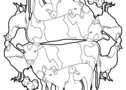 Farm animals coloring page to print. Farm Coloring Pages Printables Education Com