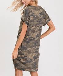 0 out of 5 stars, based on 0 reviews current price $24.95 $ 24. Love Kuza Olive Camo Pocket T Shirt Dress Women Best Price And Reviews Zulily