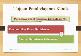 Manfaatnya memberikan motivasi sekaligus arah dalam menentukan langkah. Tujuan Pembelajaran Klinik Ppt Download