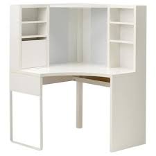 Micke Add On Unit High White Ikea In 2020 Corner Workstation White Corner Desk Ikea Corner Desk