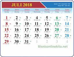 Bila jejari menari di pentas keyboard: Kalender 2018