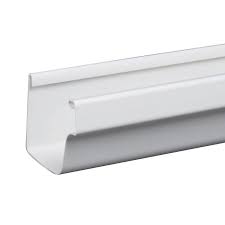 Amerimax Home Products 10 Ft White Traditional Vinyl Gutter M0573 The Home Depot Vinyl Gutter Gutter Vinyl