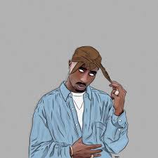 Graphic Art Illustration Adobe Draw 2pac Tupac Shakur Hiphop Rap Music 2pac Art Tupac Art Hip Hop Art
