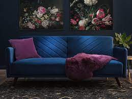 Über 1'000 sofas & couches bis 70% günstiger gratis versand & rückversand 365 tage rückgaberecht 5 jahre garantie über 1 mio. Schlafsofa 3 Sitzer Sofa Samtstoff Blau Senja Beliani De