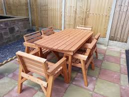 Get free shipping on qualified solid wood, wood patio furniture or buy online pick up in store today in the outdoors department. 6 Table 6 Chairs Solid Wooden Garden Furniture Set Super Sturdy Buy Online In Aruba At Aruba Desertcart Com Productid 69794384