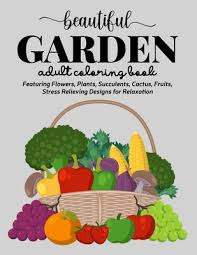 Some of the coloring page names are cactus and succulent adult coloring, succulent books and ebooks succulents and sunshine, 13 best succulent cactus coloring books, pin on para imprimir 3, cactus coloring for kids cool2bkids, hand drawn set of succulents cactuses and doodles, pin von shelley bergen auf rocks bunte zeichnungen. Beautiful Garden Coloring Book An Adult Coloring Book Featuring Flowers Plants Succulents Cactus Fruits Stress Relieving Designs For Relaxation Paperback Snowbound Books
