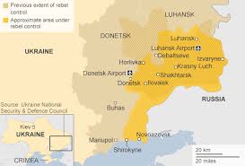 Checkpoints in donetsk region operate in same way as in lugansk region. Ukraine Conflict Battles Rage In Donetsk And Luhansk Bbc News