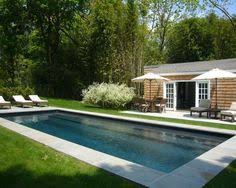 Here are additional swimming pool landscaping ideas: Mountain Information Rectangle Pool Landscaping Ideas