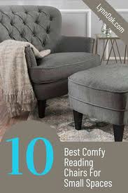 Ideal for bedroom or office/desk/ dressing table. 10 Best Comfy Reading Chairs For Small Spaces Lynnoak Comfy Reading Chair Comfortable Living Room Chairs Chairs For Small Spaces