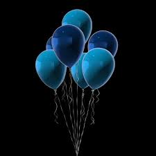 Bluish Balloons Bluish Balloons Png Transparent Clipart Image And Psd File For Free Download