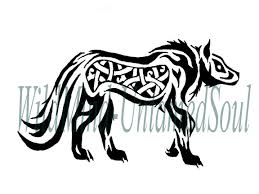 Which is the best color for a celtic tattoo? Tribal Celtic Wolf Tattoo By Wildmind Untamedsoul On Deviantart