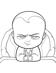 The boss baby was an animated film produced by dreamworks in 2017. Boss Baby Coloring Pages Best Coloring Pages For Kids