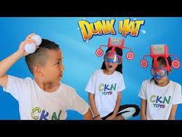 Funny Water Game Dunk Hat Kids Fun Challenge With Ckn Toys Youtube Fun Challenge Water Games Funny Games