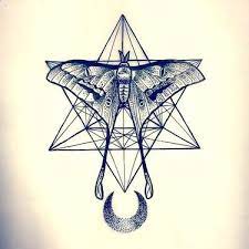 Dotwork Moth Tattoo Design Moth Tattoo Moon Moth Tattoo Moth Tattoo Design