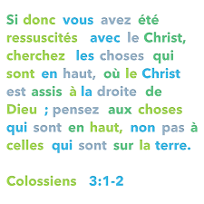 Penses Aux Choses D En Haut Merci Jesus Citations Bibliques Versets Bibliques