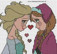 Anna Elza Es Olaf Avagy Jegvarazs X Szemes Mintak Frozen Cross Stitch Disney Cross Stitch Canvas Patterns
