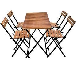 Wooden Foldable Table 4 Chairs Set Garden Chair Outdoor Chair Set Foldable Table Outdoor Chair Set Outdoor Chairs Decorative Chair