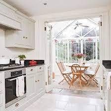 When it came to the interior, the couple were weren't fully in. Open Plan Kitchen And Conservatory Open Plan Living Ideal Home Open Plan Kitchen Kitchen Design Open Conservatory Kitchen