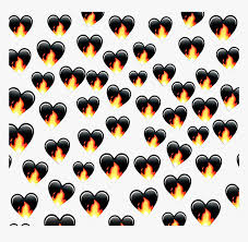 Your signature emoji according to your zodiac sign black heart. Heart Fire Blackheart Emoji Red Black Background Emoji Background Black Heart Hd Png Download Transparent Png Image Pngitem