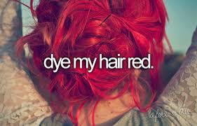 This Is Something I Have Always Secretly Wanted To Do But I Don T Have The Balls To Do It I M Convinced People Will Stop Dye My Hair Red Hair Color