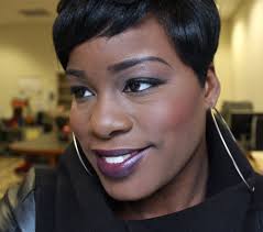 Purple Lips & A Pixie Cut