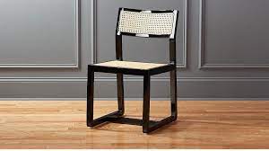 makan black wood and cane chair luxury dining room dining room chair cushions wooden dining room chairs