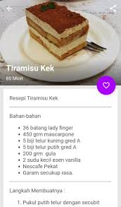 Последние твиты от cheesekut tiramisu (@ulfaznal). Resepi Kek Tiramisu For Android Apk Download