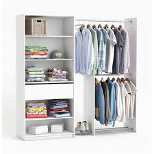 Kit Dressing Blanc Xxl H 203 X L 208 X P 50 1 Cm Leroy Merlin En 2020 Rangement Dressing Dressing Blanc Dressing Maison