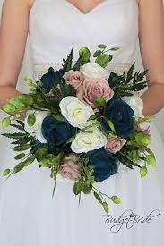 Check spelling or type a new query. Peacock Blue And Dusty Rose Wedding Bouquet With Lots Of Greenery Including Silver Dollar Eucalyp Blush Bouquet Wedding Wedding Flower Guide Dusty Rose Wedding