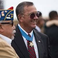 Medal of Honor recipient and retired Col. Jay Vargas