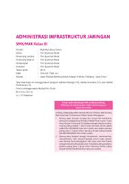 Syarif muhammad abdillah march 26, 2019 soal dan jawaban administrasi infrastruktur jaringan kelas xi full jawaban. 1 Administrasi Infrastruktur Jaringan Kelas Xi Pages 1 27 Flip Pdf Download Fliphtml5
