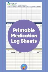 Inspired by a happy pills idea i saw on pinterest… 10 Best Free Printable Medication Log Sheets Printablee Com