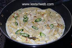 Cara pembuatan tempe bacem kuah. Indonesische Rezepte Tofu Tempe In Kokosnusssauce
