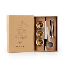 The origin of this light coffee is simple. Recaps Stainless Steel Refillable Filters Reusable Pods Compatible With Most Nespresso Original Line Machine But Not All 3 Pods 120 Lids 1 Tamper Buy Online At Best Price In Uae Amazon Ae