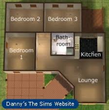 Sims 3 4 bedroom house plans. 3 Bedroom Detached Bungalow Houses Downloads The Sims 2 Danny S The Sims Website