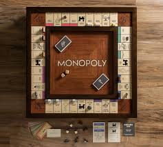 Monopoly Heirloom Edition Game Wood Monopoly Board Games Scrabble Wall