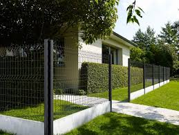 Comment Installer Un Grillage En Panneaux Castorama En 2020 Panneau Grillage Cloture Moderne Panneaux Grillage Rigide