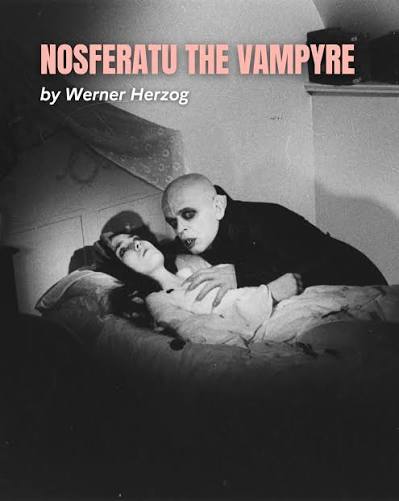 Isabelle Adjani season continues with Nosferatu The Vampyre! A richly  resonant vampire movie remake of Murnau's 1922 Nosferatu by director  @wernerherzogofficial, who attempts to connect with – and pay tribute to –