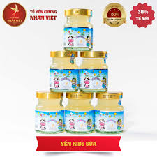 Yến Sào Chưng Sữa Non Cho Bé Nhân Việt Kids