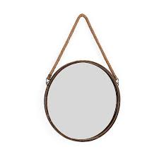 Modern wall mirrors dazzle in the living room, bedroom and entryway. Danya B Round Mirror With Hanging Rope In Gold Bed Bath Beyond