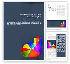 Pie Chart Word Template 02458 Poweredtemplate Com