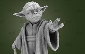 Master Yoda Star Wars 3d Printed Model Stl 3d Printing Models Star Wars Yoda Master Yoda Star Wars